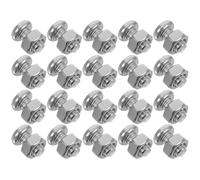 20 Pièces Vis de Fixation Poignée Wok Casserole M6x16mm | Poignées de Wok et Casserole, Argenté, Fixation de Rechange, Installation Simple, Lot de Réparation