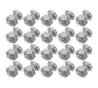 20 Pièces Vis de Fixation pour Poignée de Marmite M6x16mm | Poignées de Marmite Poêle à Frire, Argenté, Installation Facile, Connexion Solide