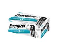 20 Piles Alcalines 9V / 6LR61 Energizer Max Plus