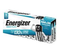 20 Piles Alcalines AAA / LR03 Energizer Max Plus