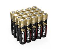 20 Piles Alcalines AAA X-Power - Haute Performeance, Longue Durée, pour