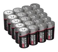 20 piles alcalines ANSMANN Baby C 1.5V - piles LR14 MN1400 (20 pièces)