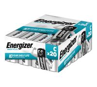 20 Piles Alcalines C / LR14 Energizer Max Plus