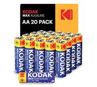 20 Piles Kodak Alkaline Max AA LR06