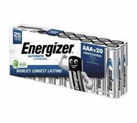20 Piles Lithium AAA / LR03 Energizer Ultimate Lithium