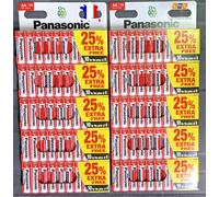 20 PILES PANASONIC AA R6 -1.5V ZINC CARBON (16 + 4 GRATUITES)