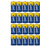 20 piles R-14 LR14 C 1,5 V alcalines Varta Industrial Pro