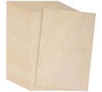 20 plaques de contreplaqué A4, dimensions 300x200x2 mm, en peuplier, pour travaux manuels et bricolage