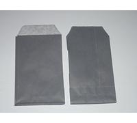 20 pochettes cadeaux kraft gris souris 7X12cm.