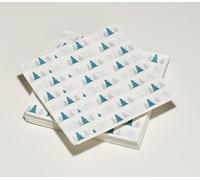 20 serviettes en ouate 33x33cm 3plis Xmas Sapin Bleu Argent