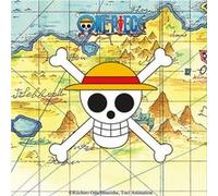 20 serviettes papier one piece carte trésor 33cm jaune - générique 12801-on Multicolore G