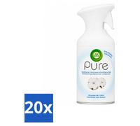 20 sprays Air Wick - Douceur du coton - 250 ml - Pack économique - 20 pièces