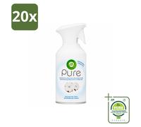 20 sprays Air Wick - Douceur du coton - 250 ml - Pack économique - 20 pièces