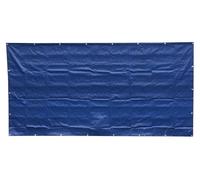 20 Stück Bauzaunplane 160g/m² blau PE 1,76m x 3,41m