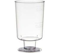 20 verres à pied verrines 5cl transparent - aluplast vp 5 Transparent G
