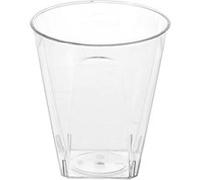 Verrines en plastique - 5five - Facettes - D. 5 x H. 5,4 cm - 60 ml - 20 unités