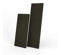 20 x 70 x 2 cm - Plaque modulaire en fonte pour cheminée Lunaway cannelée | Plaque en fonte cannelée avec fixation suspendue, accumulation et irradiation de la chaleur pour cheminées et cheminées