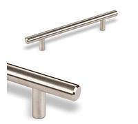 20 x SO-TECH® Poignées Barre G17 vrai Acier Inox Ø 12 mm/Entraxe 128 mm Poignées de Meubles Poignée Bastingage