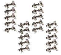 20 x SOTECH Paumelles Paumelles T52 Butée d'angle avec amortisseur + plaque cruciforme Charnières Charnières à boîtier (disponibles à l'unité et en set de 6, 10, 20 ou 30 pièces !)