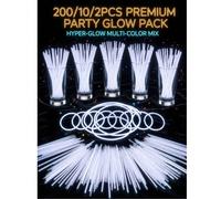 200/10 pièces - Bâtons lumineux blancs de 8 pouces, bâtons lumineux ultra brillants, bâtons lumineux de mariage, peuvent briller en continu pendant 10 à 12 heures dans l'obscurité. Ils peuvent être ut