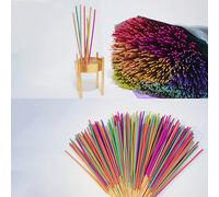 200/80/40/20 bâtons d'encens aux parfums mélangés - Lavande, sauge, rose, fleur de cerisier, citronnelle, jasmin, santal, sang de dragon, eucalyptus, vanille - Assortiment de tailles, en gros, convien
