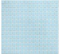 200-A11 Carreau de mosaïque en verre pour piscine Bleu clair