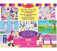 200 Autocollants Réutilisables - Princesses Rose TU