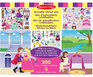 200 Autocollants Réutilisables - Princesses Rose TU