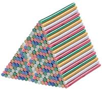 AGT 200 bâtonnets de colle Ø11mm pour pistolet à colle - Multicolores à paillettes