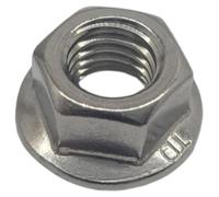 200 Ecrous à Embase Crantée M8 mm - DIN 6923 - ISO 4161 - NFE25-406 - Inox A4 - D-Work