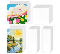 200 Feuilles Papier Aquarelle 300g Coton Carnet Aquarelle Cartes Postales Aquarelle pour Cartes Postales Carnets Cartes de Vœux Marque-Pages à Faire Soi-Même (5*15cm/10*10cm/10*15cm/12*12cm)
