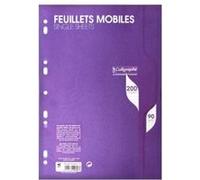 200 pages Feuilles simples petits carreaux A4 90g G