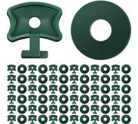 200 Pcs Clips de Torsion de Serre Clips de Fixation de Serre en Plastique et Rondelles Clips d'Angle d'Extension de Serre pour Isolation de Serre en Aluminium Ombrage de Filet