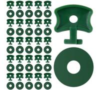 200 Pcs Clips de Torsion de Serre Clips de Fixation de Serre en Plastique et Rondelles Clips de Cintre de Fleur de Plante Clips D'ombrage de Serre pour Filet de Bulles D'isolation Serre en Aluminium
