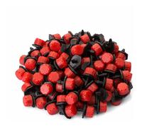 200 pcs Goutteurs d'arrosage réglables 8 trous - Micro-gicleurs goutte-à-goutte pour jardin (tuyau 4 mm)