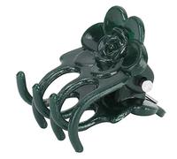 200 Pcs Plastique Plante Clip Fleur Tige Support Fixation Pince Rose Forme Plante Clip Jardin Fleur Tiges Support Clips(vert)