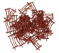 200 Pièces Accessoire de Clôture Miniature, Texture Réaliste | Dioramas et Fermes Miniatures, Surface Lisse, Forme Réaliste, Finition Soignée, Lot pour Maquettes