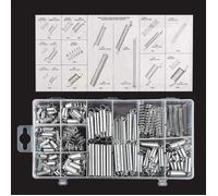 200 pièces Assortiment de ressorts Ressorts de traction Divers petits ressorts d'extension et de compression avec boîte de
