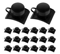 200 pièces Capuchon de Vis de Toit Étanche Noir, Plastique Galvanisé UV | 7,5x3x1,5 CM, Base Carrée et Dôme Circulaire, pour Tôles Métalliques et Têtes de Fixation