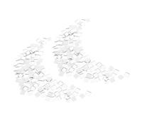 200 Pièces Carreaux de Miroir Autocollants en Verre | Résistants à L’eau L’huile, Surface Miroir Scintillante, pour Décoration Créative et Projets DIY