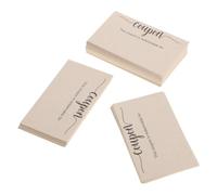 200 Pièces Cartes de Bons Vierges en Papier Beige pour Noël, Jeux et | Bords Lisses et Nets, Papier Résistant aux Déchirures, Impression sans Bavure, Adaptées aux Garçon Fille, Couples et Salons
