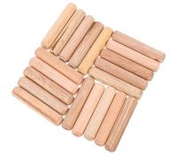 200 Pièces Cheville en Bois Beige à Insertion Facile | Bois à Texture Aléatoire, Pose et Retrait Simples, Usage Fiable, pour Joints et Connexions de Mobilier