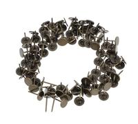 200 Pièces Clous de Tapissier en Acier Inoxydable Tête Plate | Design Rétro Tige Longue, Finition Élégante, Solution pour Rénovateurs et Décor Intérieur