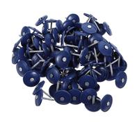 200 Pièces Clous de Toiture à Capuchon Rond 1 Pouce, Métal | Fixation Rapide Cloueur la Main, Tige Ondulée, pour Panneaux Isolants et Pare-pluie