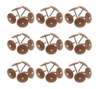 200 Pièces Clous de Toiture Ronds Capuchon Plastique, 1 Pouce, Métal | Fixation Galvanisée, Rondelle Large et Joint Néoprène, pour Feutre et Bâche, Usage Chantier