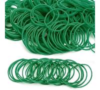 200 pièces elastique caoutchouc vert 38 mm elastiques fourniture bureau - Bandes élastiques naturelles solides pour l'école maison bureau les travaux manuels industriels bricolage