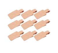 200 Pièces Étiquette Adhésive en Papier Kraft Beige | Résidu au Retrait, pour Étiquettes de Prix, Mariage, Boutique et Bricolage Créatif