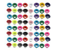 200 Pièces Œillets Métalliques Ronds en Métal avec Rondelles | Renfort Robuste, Application Facile, Lot Créatif pour Étiquettes Papier, Loisirs Créatifs et Reliure Couleur Aléatoire
