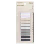 200 Pièces Marque Page Adhesif, 10 Couleurs Notes Autocollantes Transparentes Rectangulaire, Signets Adhésifs avec Règle, Onglets D'Index Sticky Notes pour Document, Fichier, Livre, Type 7
