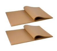 200 Pièces Papier Sulfurisé Prédécoupé 30x20cm pour Cuisson | Silicone sur Deux Faces, Papier Brun Clair, pour Air Fryer, Grill Pan, Moins de Nettoyage